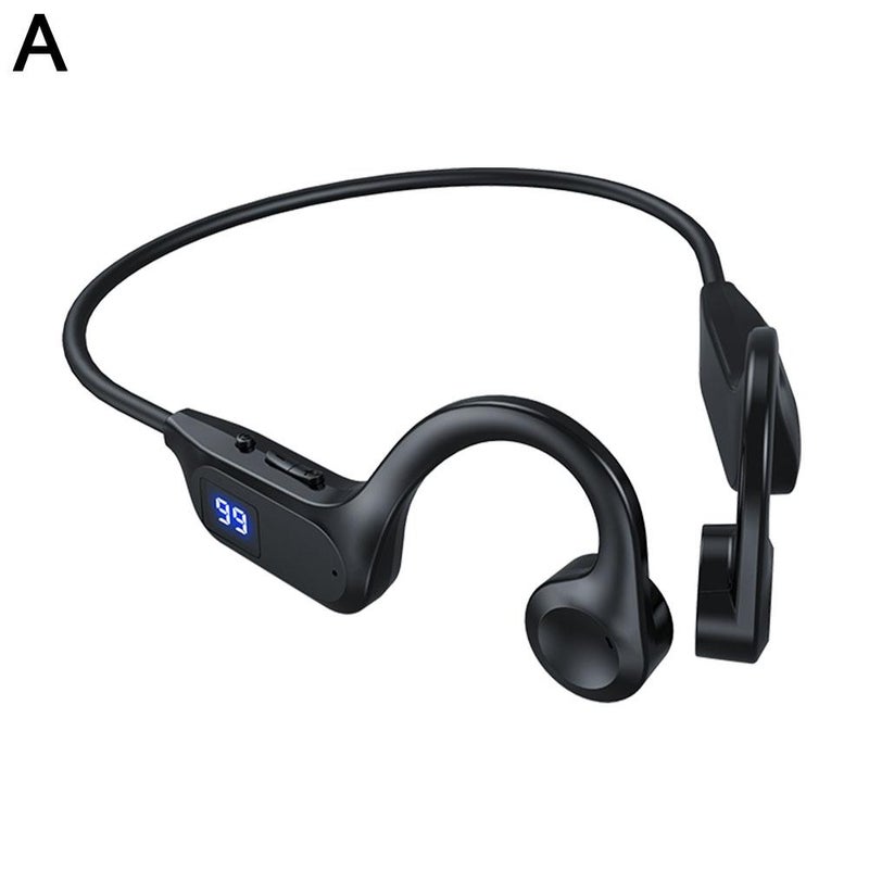 New Air Conductive Bluetooth Headphones Version 5.3, Card Insertion, Digital Display, Waterproof, In-Ear Sports Headphones, Factory Direct Shipping Included